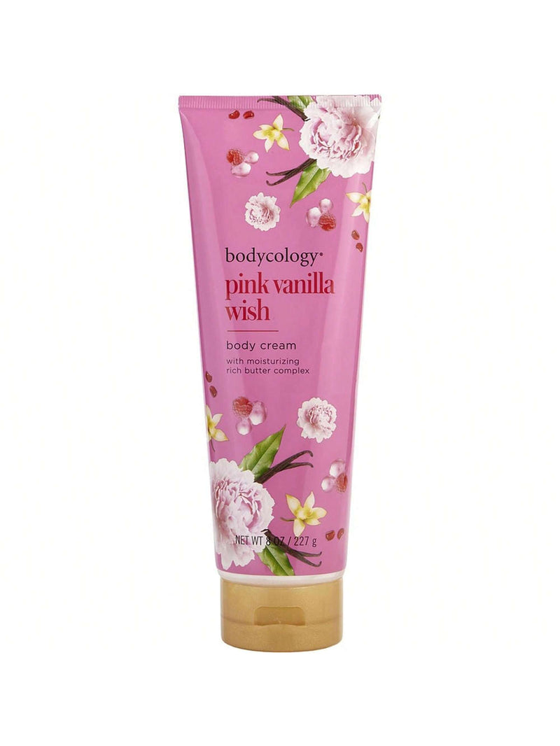 Body Cream - Pink Vanilla Wish by Bodycology for Women - 8 oz Body Cream