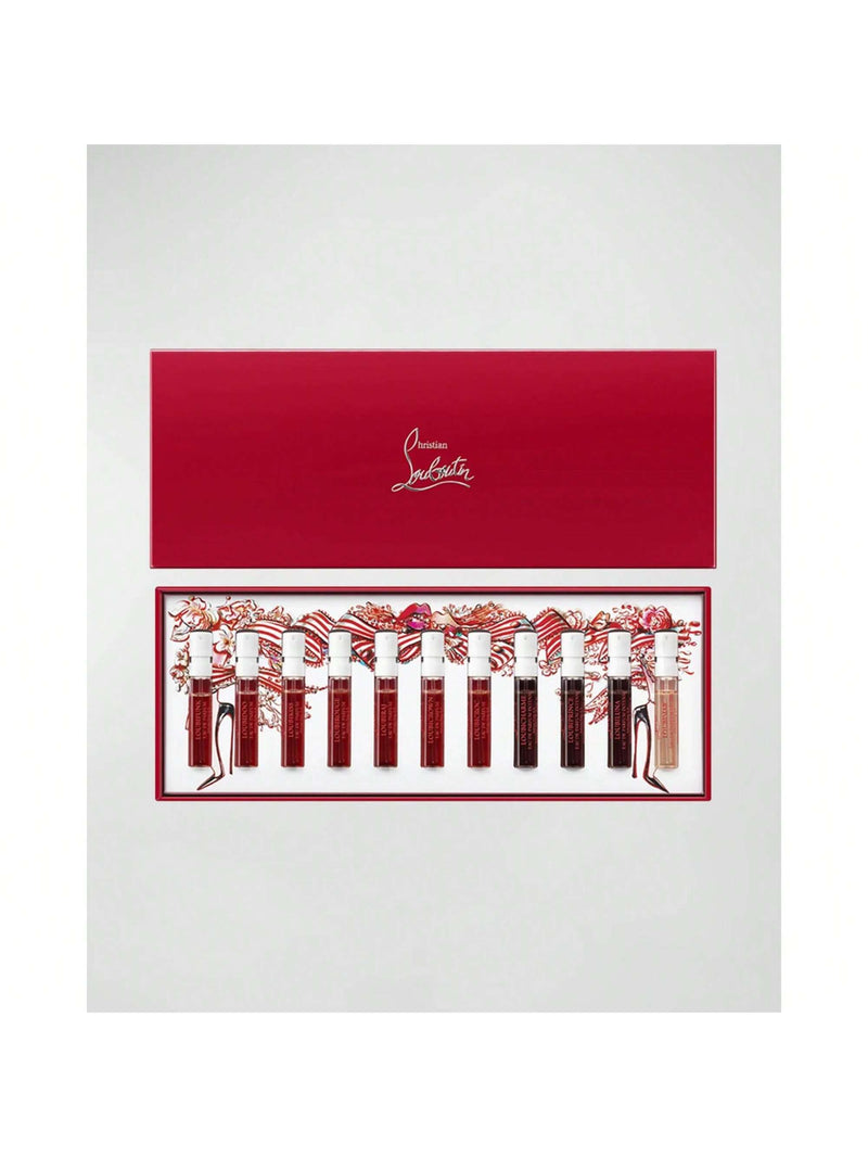 Christian Louboutin 11 * 2 Ml Eau De Parfum Collection Set: Loubifunk + Loubidoo + Loubikiss + Loubirouge + Loubiraj + Loubicrown + Loubicroc + Loubicharme Intense + Loubiprince Intense + Loubiluna Intense + Loubimar Legere