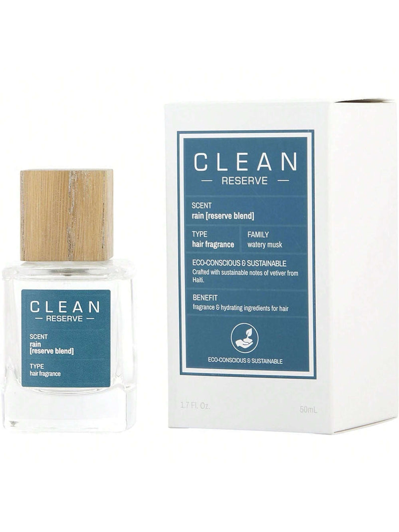 Clean Rain Reserve Blend by D'lish, 1.7 oz Hair Fragrance For Women