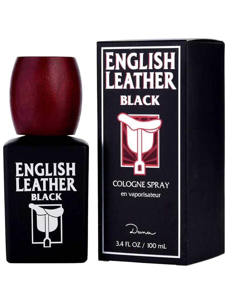 English Leather Black by Dana, 3.4 oz Cologne Spray for Men