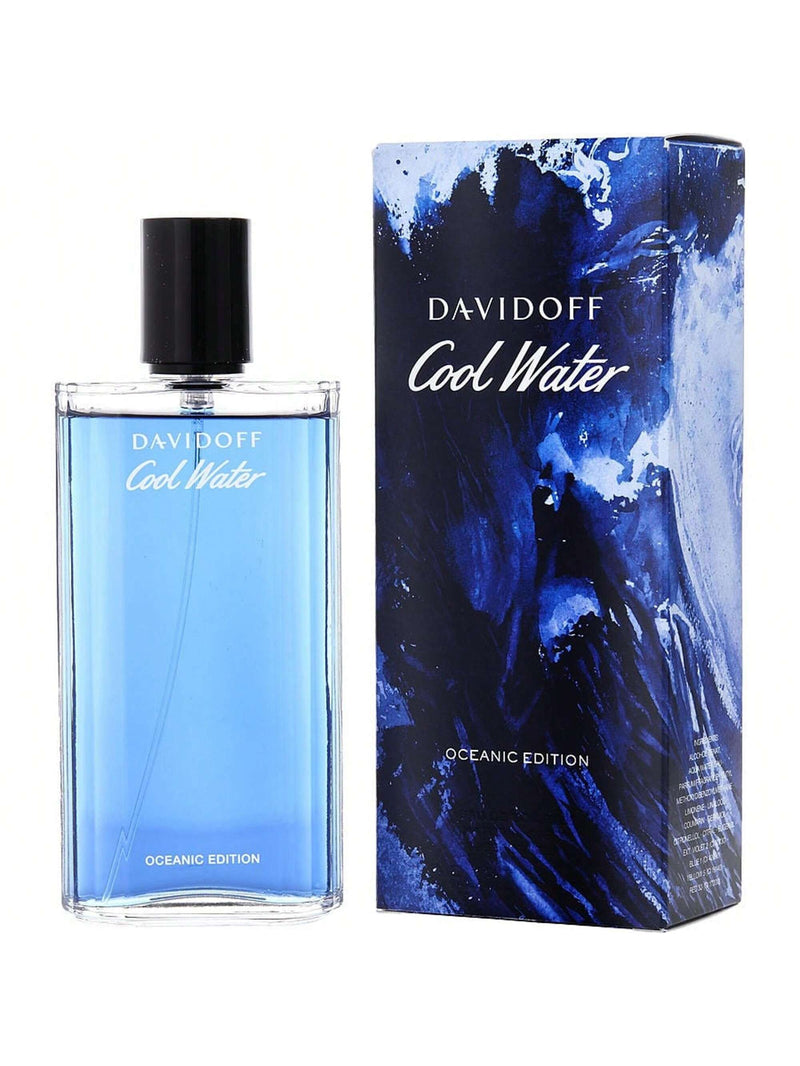 Cool Water Oceanic Edition by Davidoff, 4.2 oz EDT Spray for Men