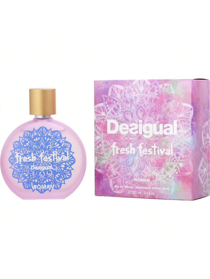 Desigual Fresh Festival by Desigual Women Eau De Toilette Spray 3.4 oz