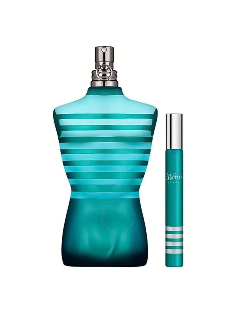Le Male by Jean Paul Gaultier for Men - 2 Pc Gift Set 4.2oz EDT Spray, 0.68oz EDT Spray