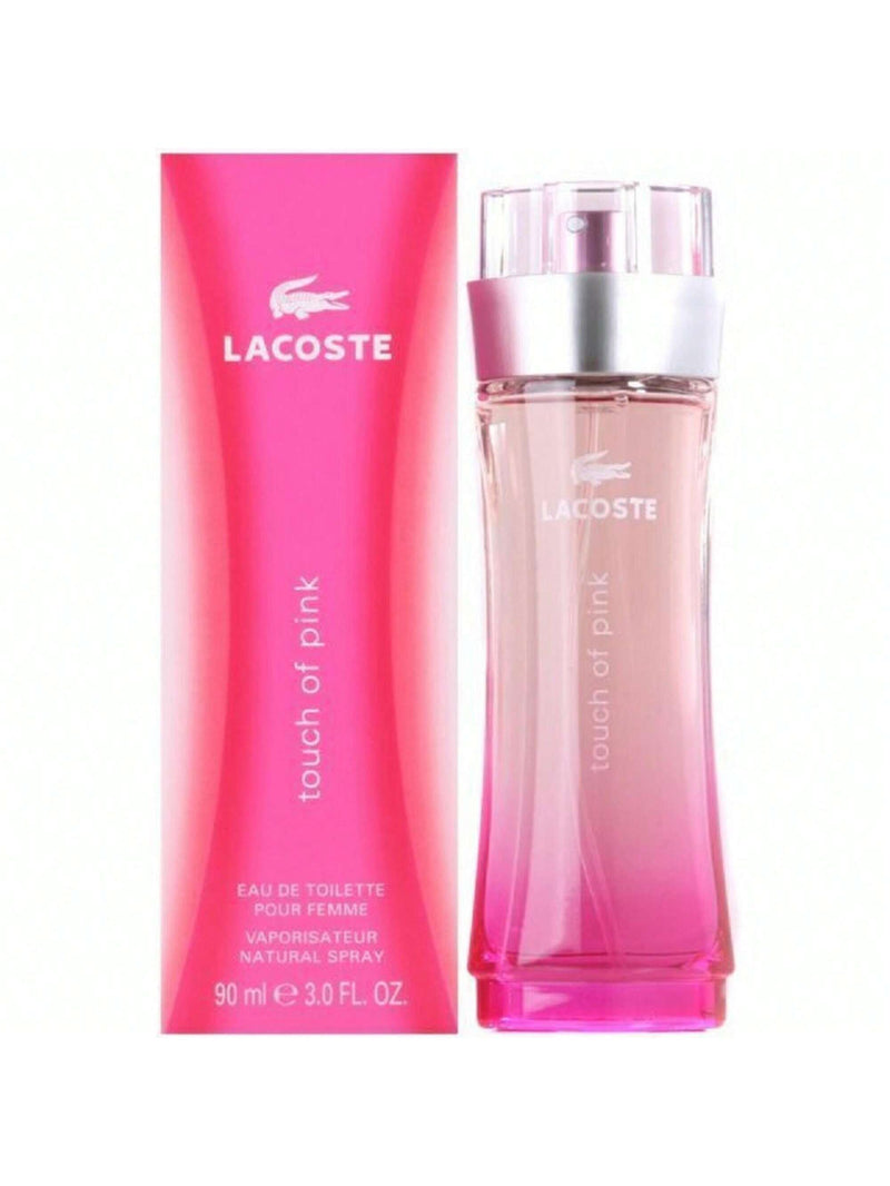Touch of Pink by Lacoste Women Eau De Toilette Spray 3 oz