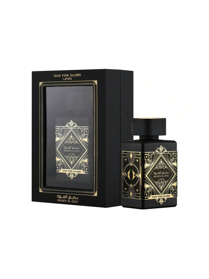 Lattafa Oud For Glory Badee Al Oud By Lattafa Eau De Parfum Spray (Unisex) 3.4 Oz