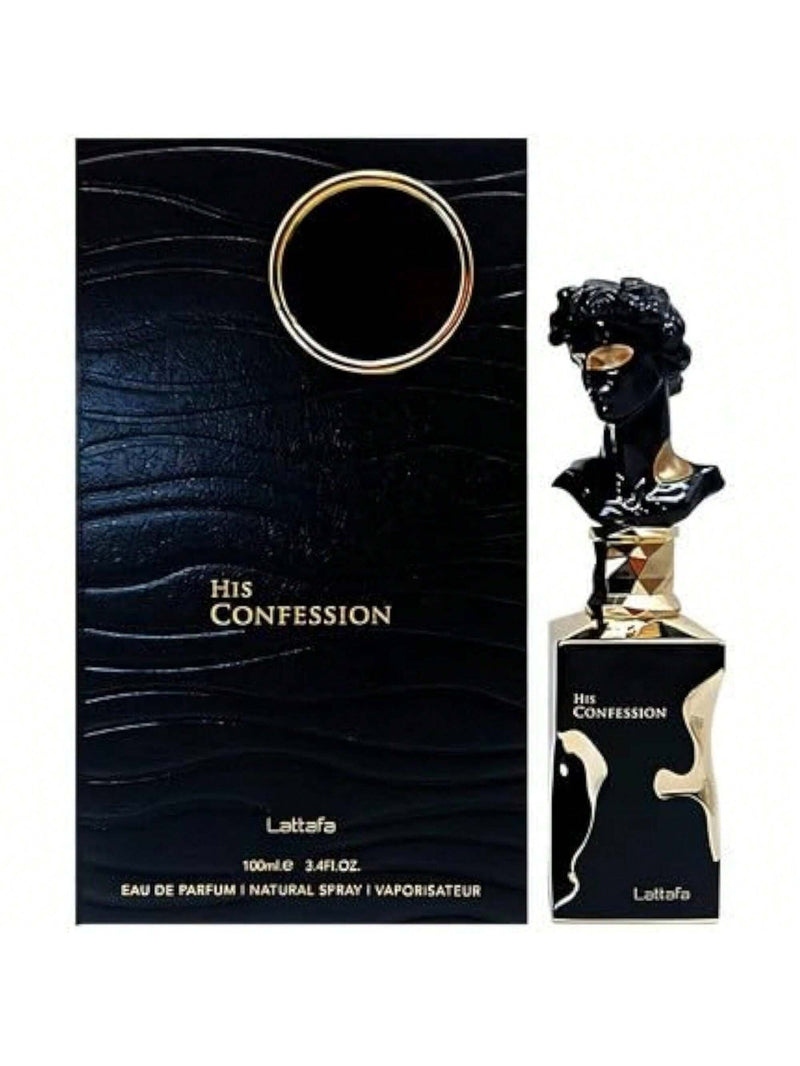 His Confession By Lattafa For Men - 3.4 Oz Edp Spray