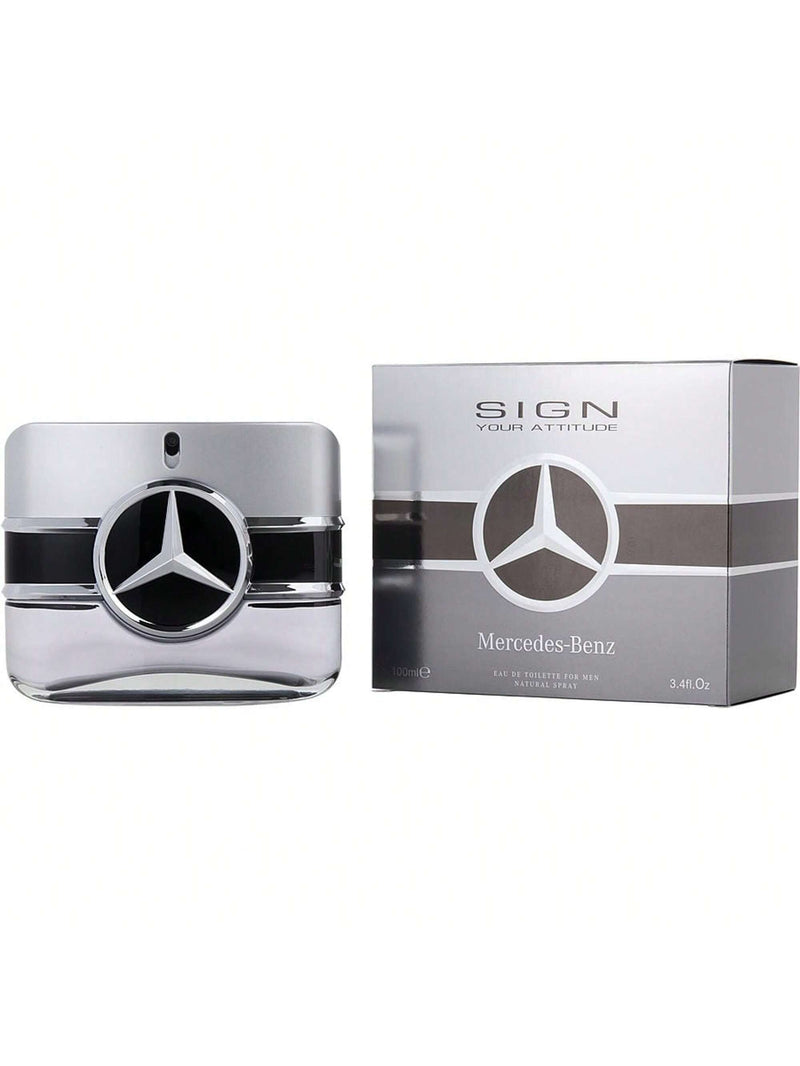 Mercedes Benz Sign Your Attitude by Mercedes Benz Men Eau De Toilette Spray 3.4 oz