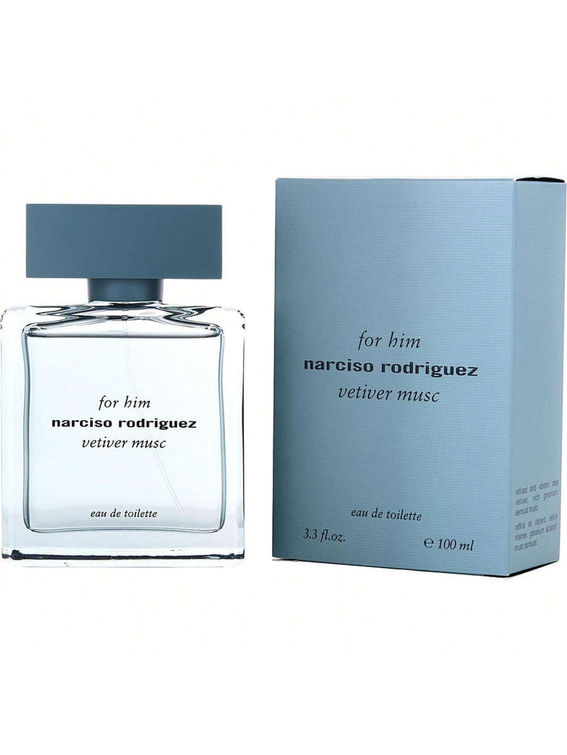 Vetiver Musc by Narciso Rodriguez, 3.4oz EDT Spray for Men