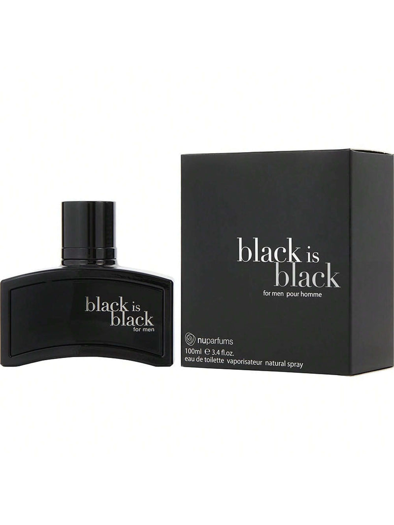 Black is Black by NuParfums, 3.4 oz EDT Spray for Men