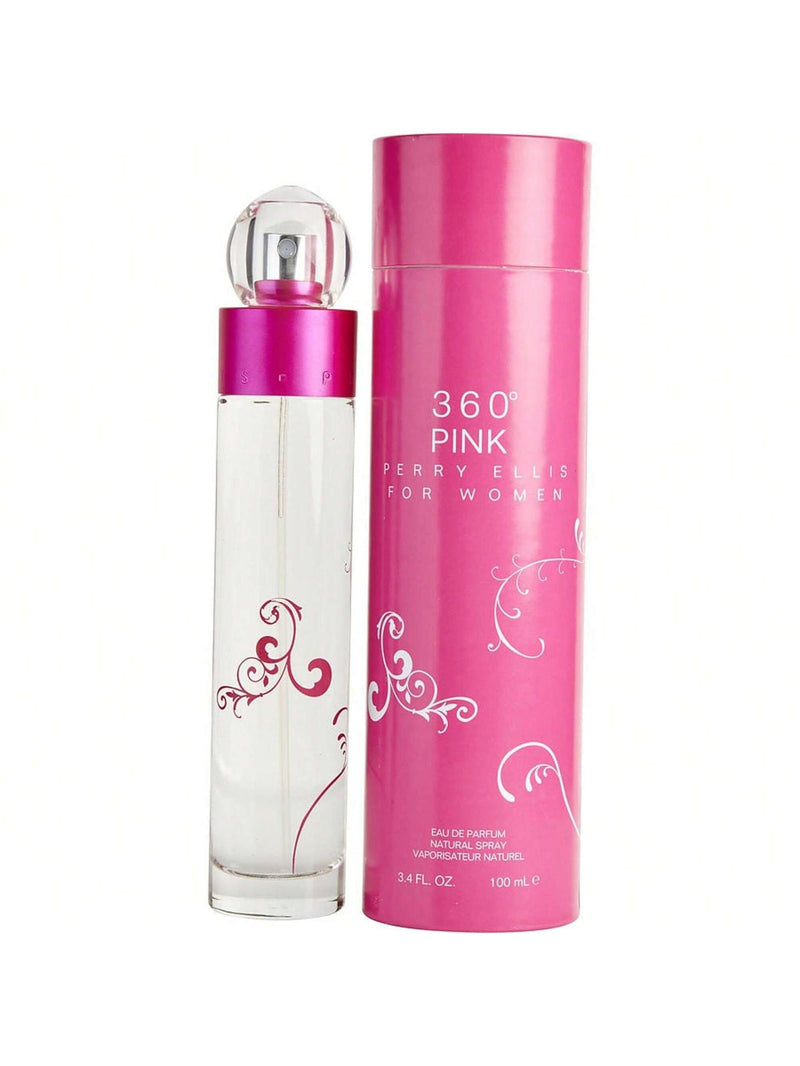Perry Ellis 360 Pink by Perry Ellis, 3.4 oz EDP Spray for Women