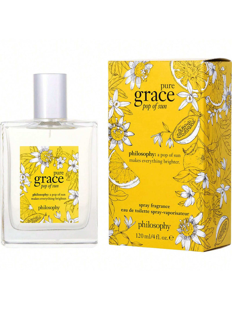Pure Grace Pop of Sun by Philosophy, 4 oz EDT Spray for Women