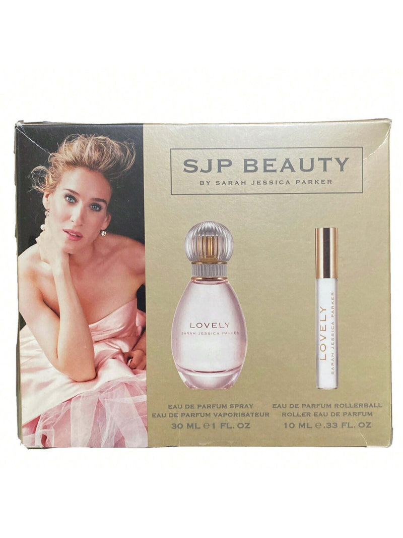 Lovely Sarah Jessica Parker 2 Pcs Set: 1 Oz Eau De Parfum Spray + 0.33 Eau De Parfum Rollerball