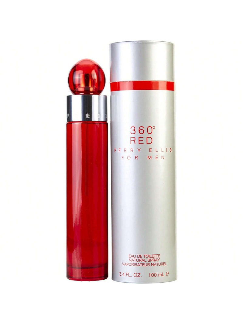 Perry Ellis 360 Red by Perry Ellis, 3.4 oz EDT Spray for Men