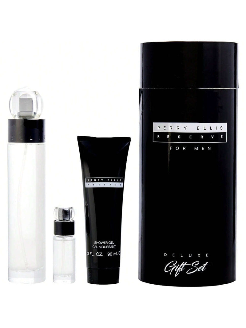 Reserve by Perry Ellis, 3 Piece Deluxe Gift Set for Men