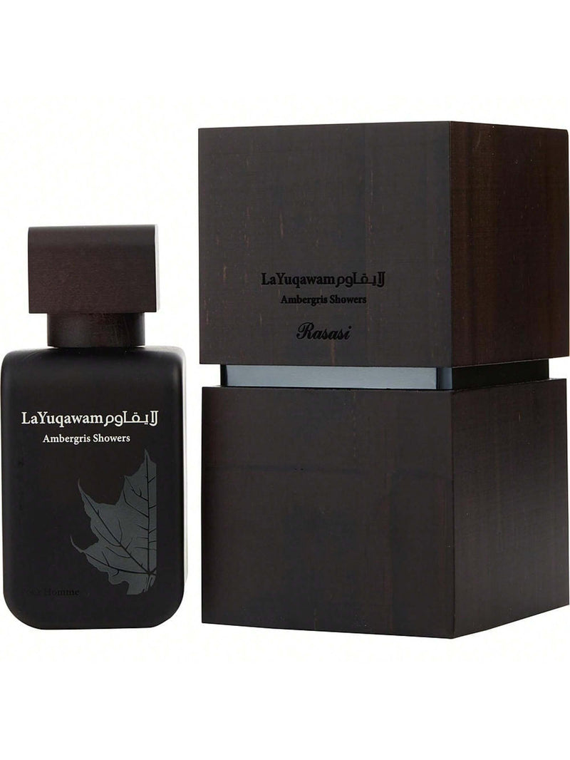 La Yuqawam Ambergris Showers by Rasasi, 2.5 oz EDP Spray for Men