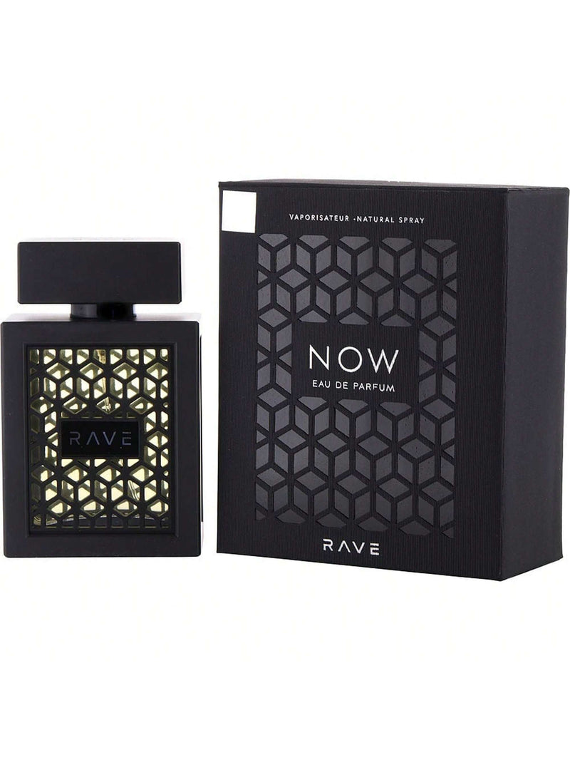 Rave Now By Lattafa For Men - 3.4 Oz Edp Spray
