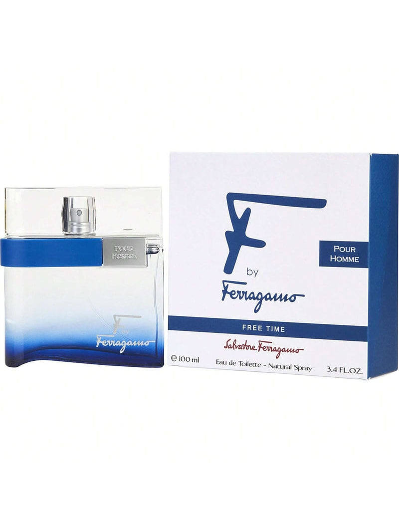 F Free Time by Salvatore Ferragamo, 3.4 oz EDT Spray for Men