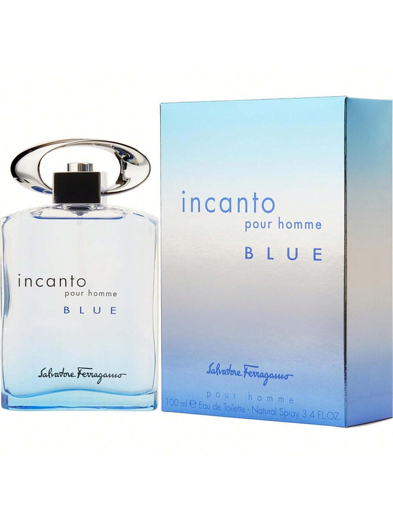 Incanto Blue by Salvatore Ferragamo Men Eau De Toilette Spray 3.4 oz