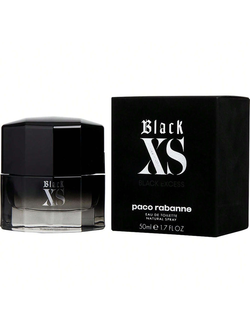Black XS by Paco Rabanne Men Eau De Toilette Spray 1.7 oz