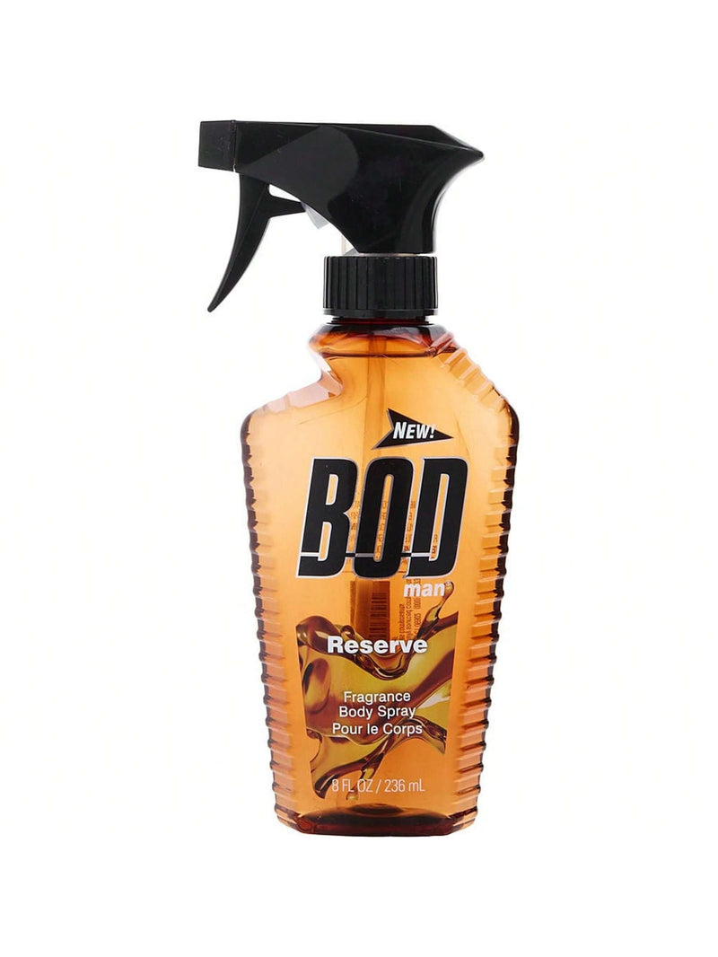 Bod Man Reserve by Parfums De Coeur, 8 oz Fragrance Body Spray for Men