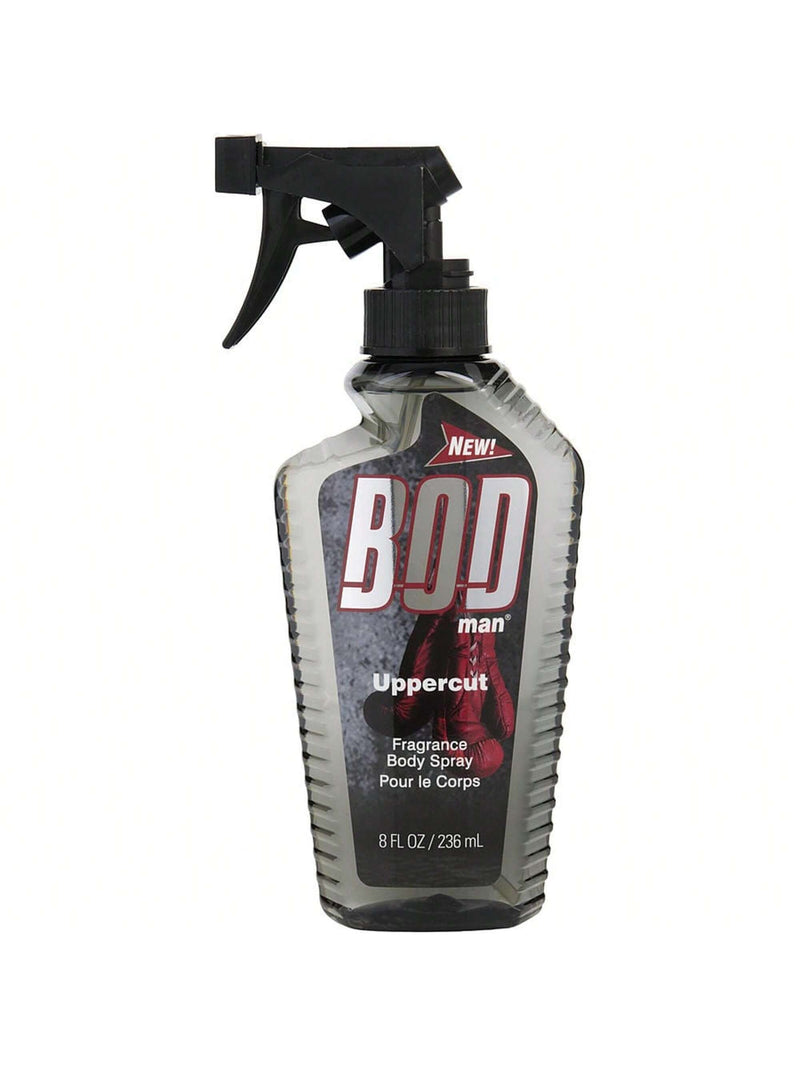 Bod Man Uppercut by Parfums De Coeur, 8 oz Frgrance Body Spray for Men