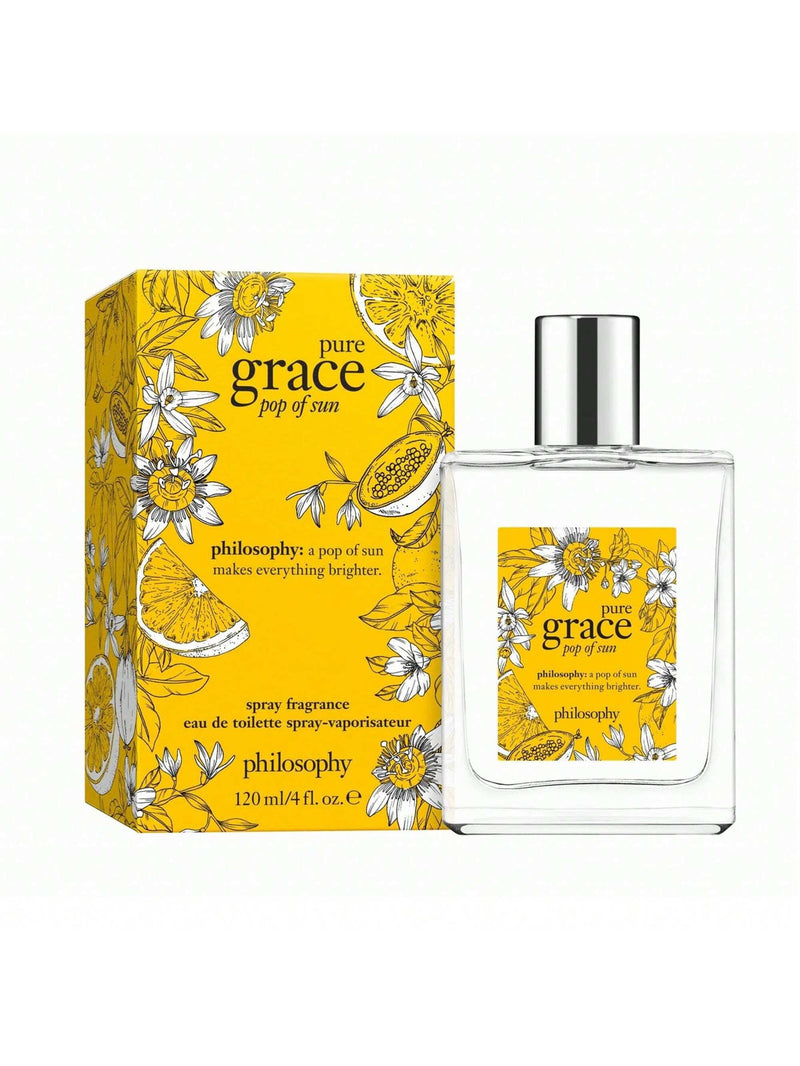 Philosophy Pure Grace Pop Of Sun 2 Oz Eau De Toilette Spray For Women