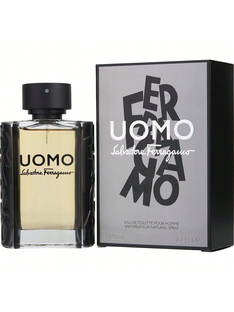 Uomo by Salvatore Ferragamo, 3.4 oz EDT Spray for Men