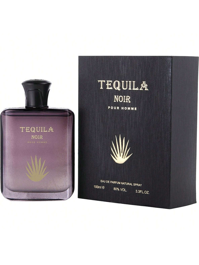 Tequila Pour Homme Noir by Tequila Perfumes Men Eau De Parfum Spray 3.3 oz