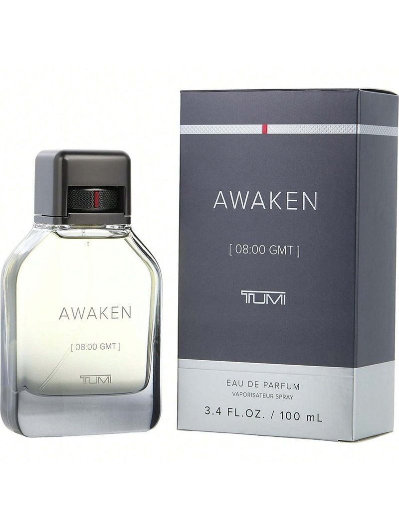 Awaken [08:00 GMT] by Tumi, 3.4 oz EDP Spray for Men