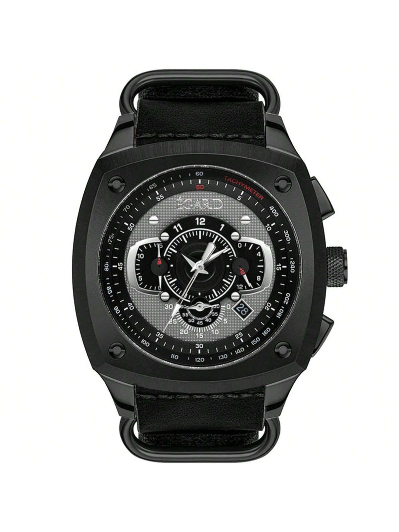 Egard Men's V1-Viking Suri WCH-5083-F0H102 Strap Grey Dial Quartz Movement Buckle Clasp 46mm Rectangle Watch