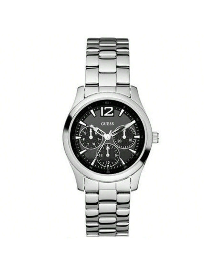 Guess Women's Veranda W95101L1 Bracelet Black Dial Quartz Movement Foldover Clasp 36mm Round Watch