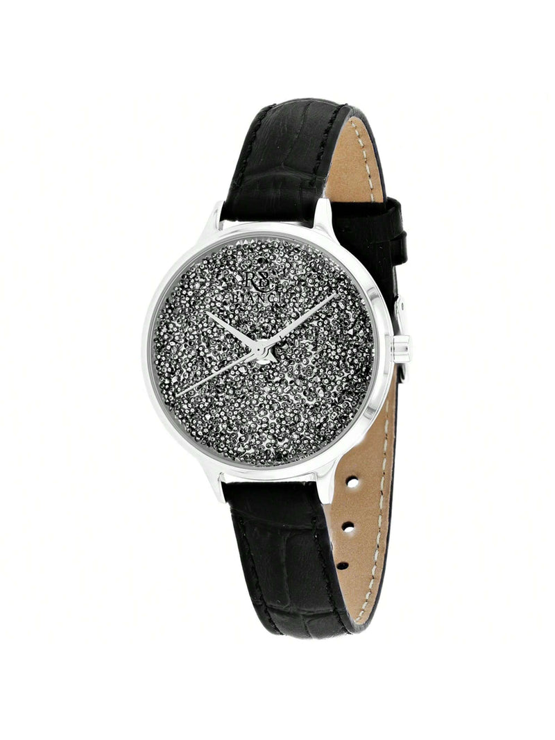 Roberto Bianci Women's Gemma RB0241 Strap Silver Dial Quartz Movement Buckle Clasp 32mm Round Watch