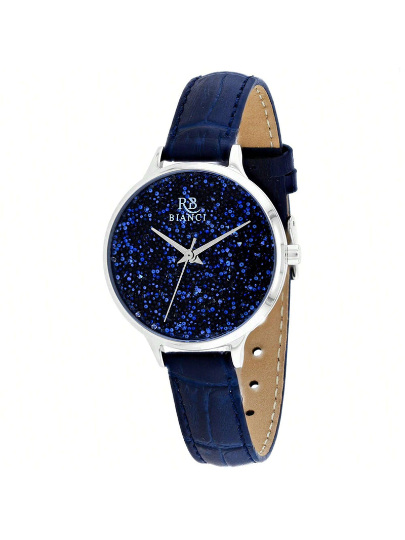 Roberto Bianci Women's Gemma RB0244 Strap Blue Dial Quartz Movement Buckle Clasp 32mm Round Watch