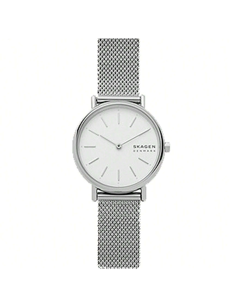 Skagen Women's Lille SKW2692 Bracelet White Dial Quartz Movement Jewelry Clasp 26mm Round Watch