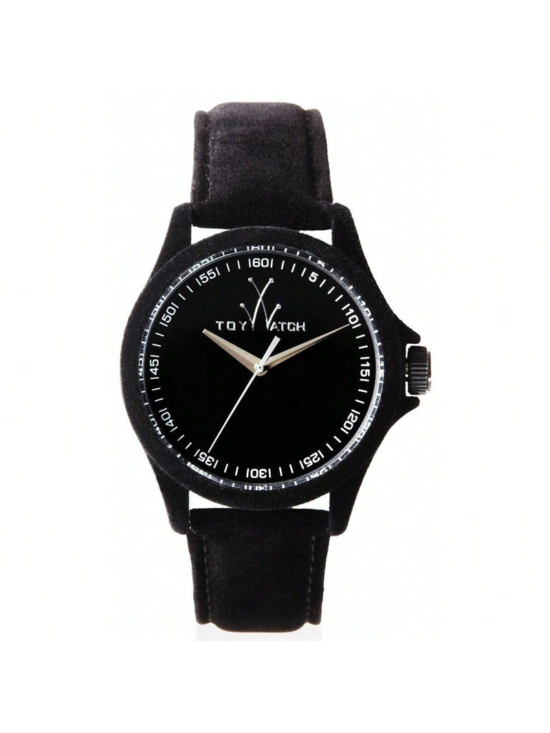 Toy Watch Women's Sartorial PE01BK Strap Black Dial Quartz Movement Buckle Clasp 39mm Round Watch