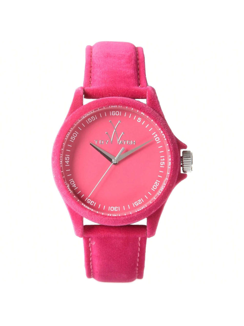 Toy Watch Women's Sartorial PE03PS Strap Pink Dial Quartz Movement Buckle Clasp 39mm Round Watch