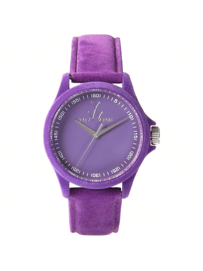 Toy Watch Women's Sartorial PE06VL Strap Purple Dial Quartz Movement Buckle Clasp 39mm Round Watch
