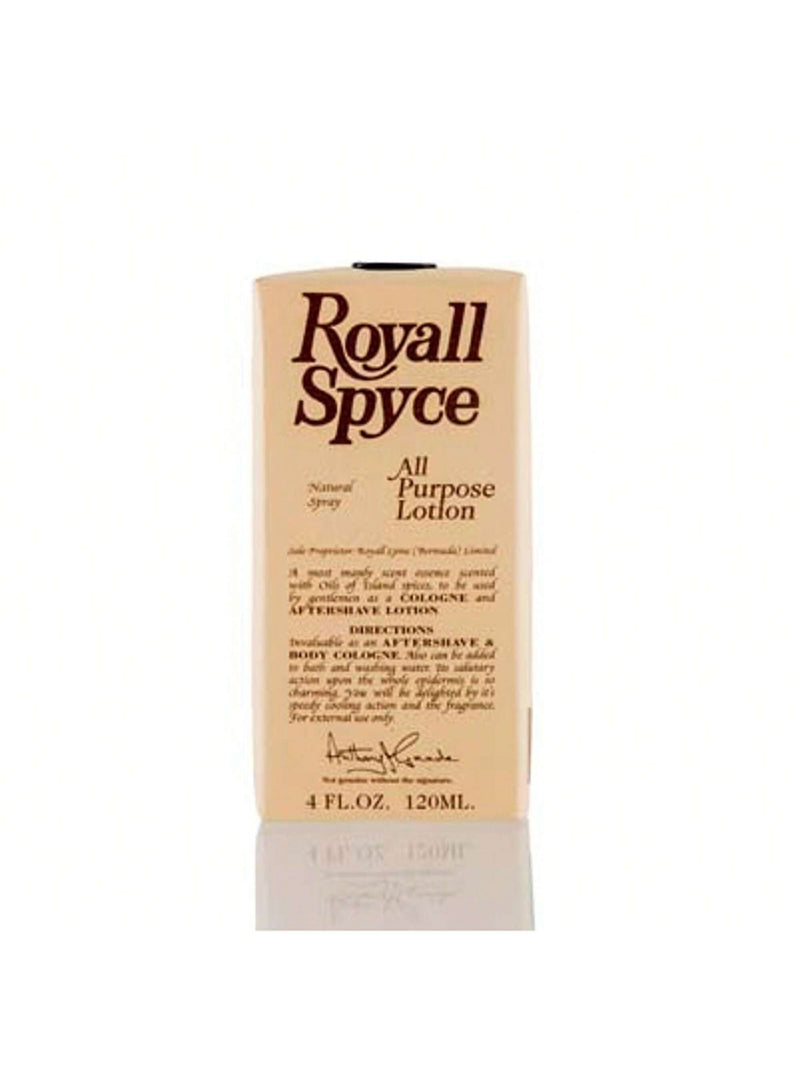 Royall Spyce by Royall Fragrances, 4oz All Purpose Lotion Spray men