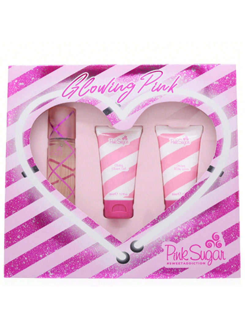 Pink Sugar by Aquolina, 3 Piece Gift Set for Women