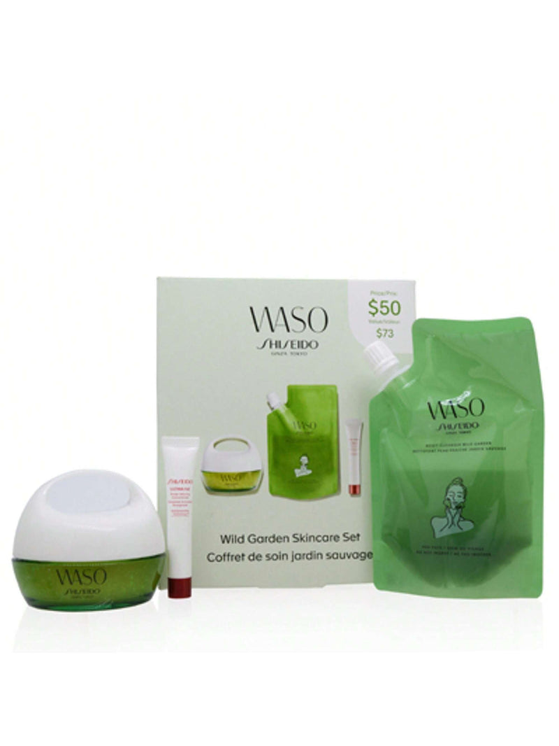 Shiseido/Waso Ginza Tokyo Wild Garden Skincare 3 Pc. Set