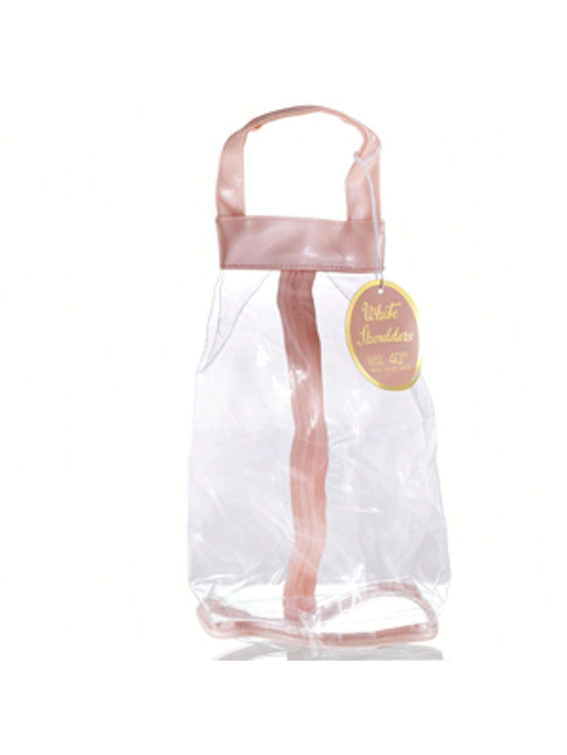 White Shoulders/Elizabeth Arden  "Peach" Clear Cosmetic Bag