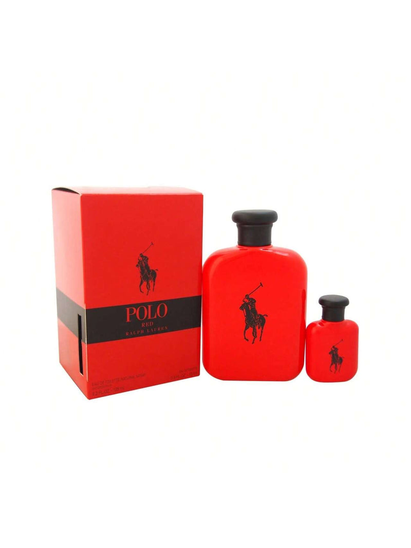 Polo Red 2 Pcs Set For Men: 4.2 Eau De Toilette + 0.5 Eau De Toilette