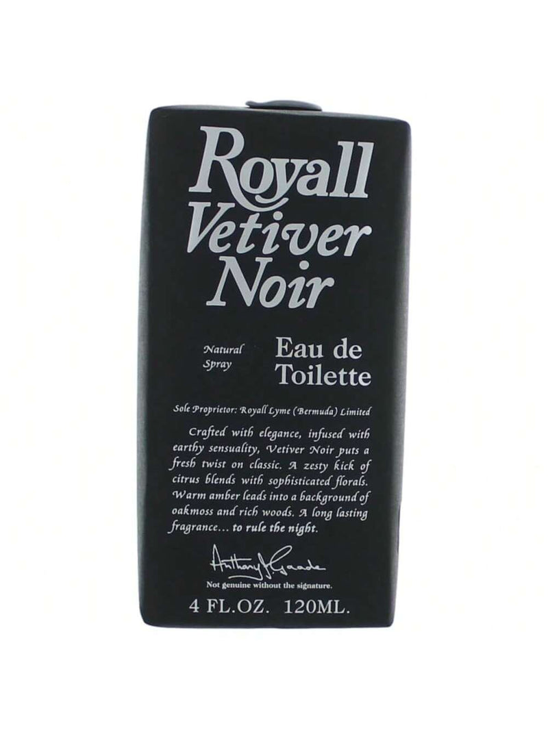 Royall Vetiver Noir by Royall Fragrance, 4 oz EDT Spray for Men