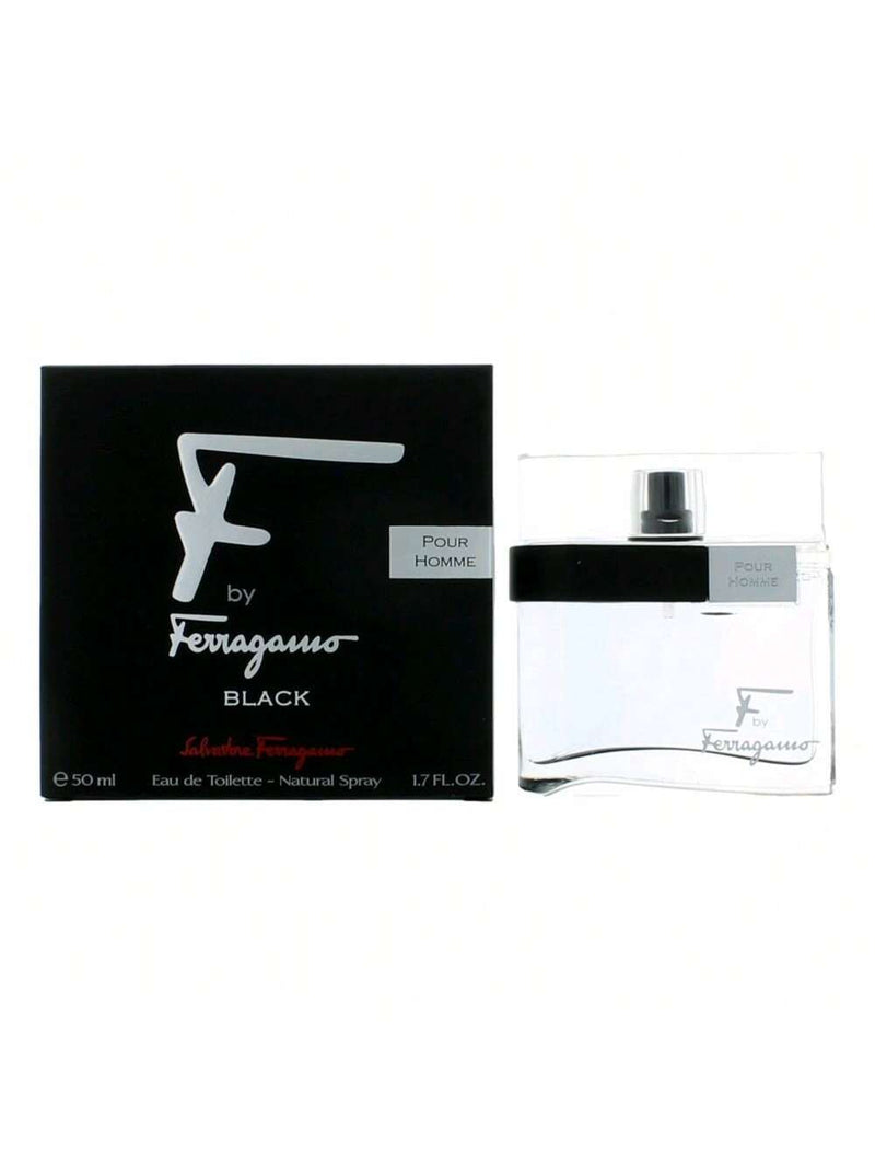 F Black by Salvatore Ferragamo, 1.7 oz EDT Spray for Men