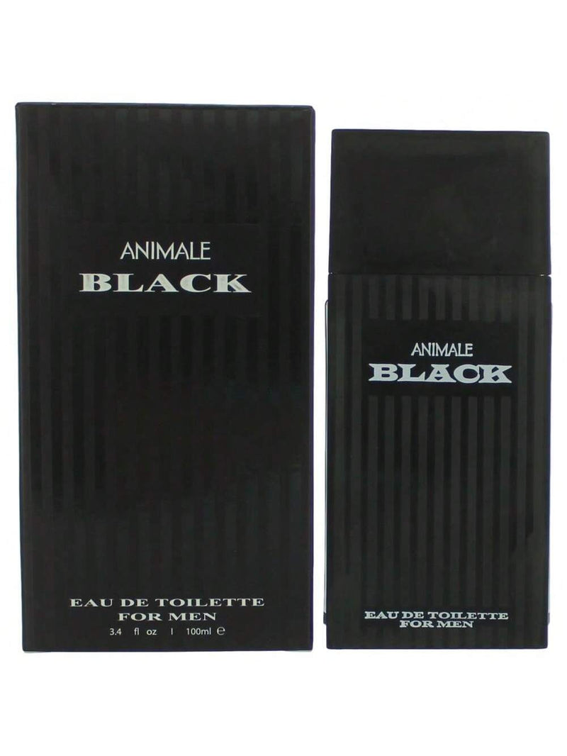 Animale Black by Animale Men Eau De Toilette Spray 3.4 oz