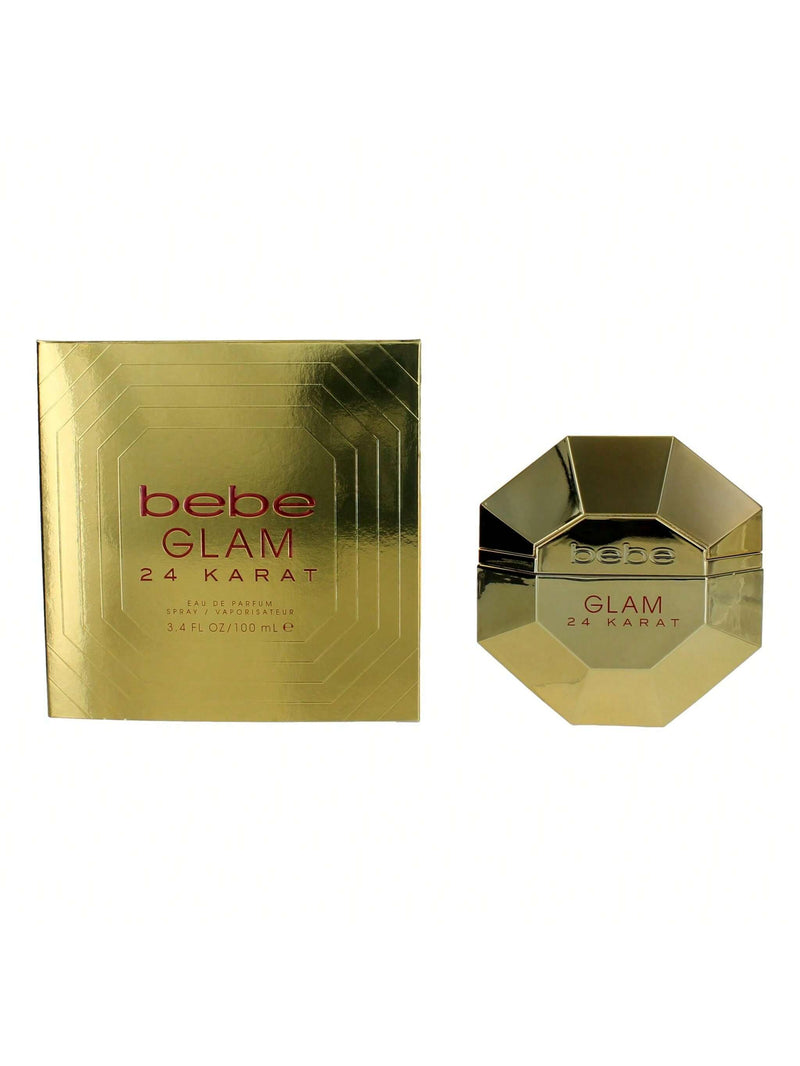 bebe Glam 24 Karat by bebe, 3.4 oz EDP Spray for Women