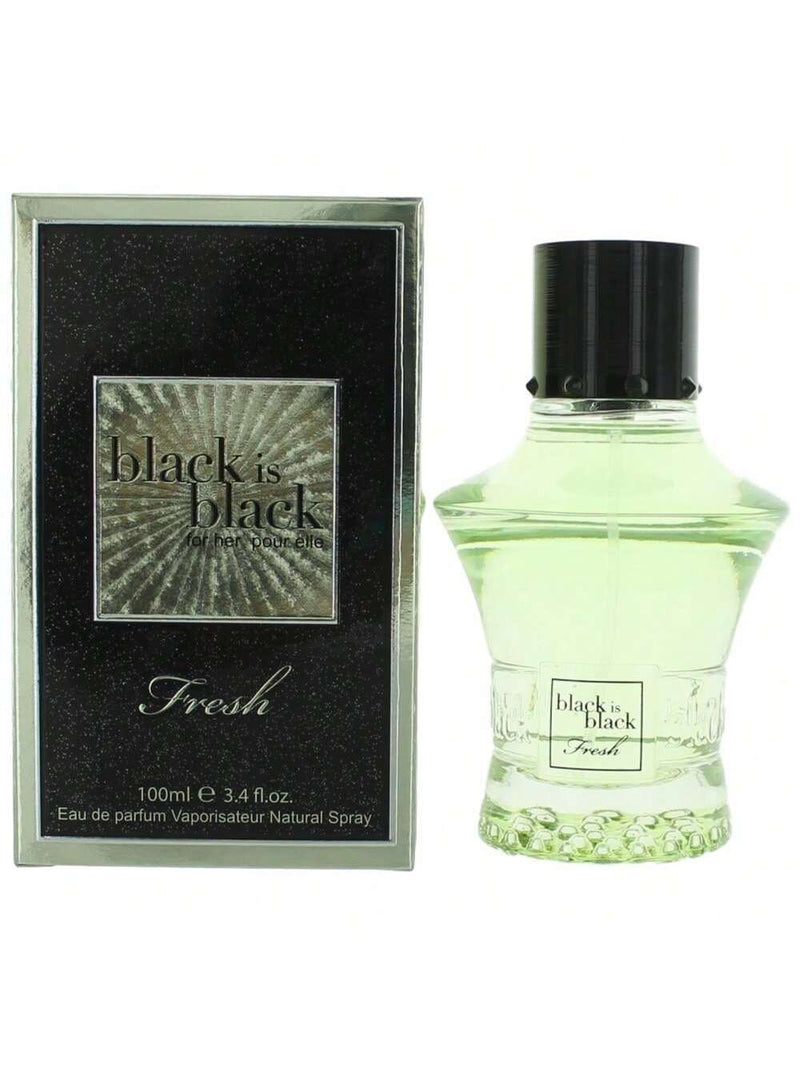Black is Black Fresh by NuParfums, 3.4 oz EDP Spray for Women