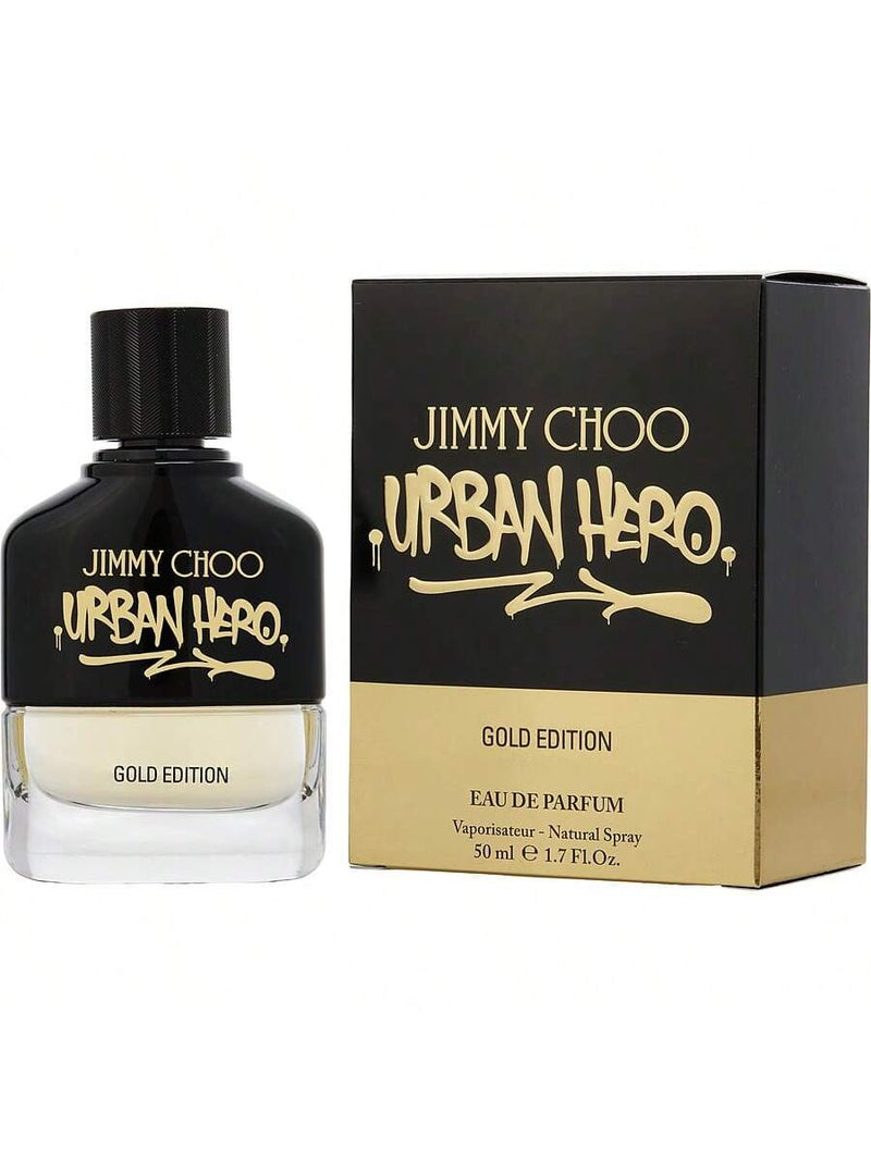 Jimmy Choo Urban Hero Gold Edition by Jimmy Choo Men Eau De Parfum Spray 1.7 oz