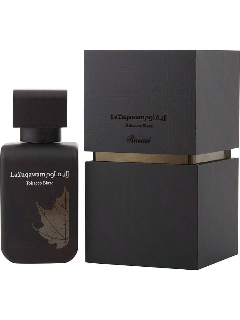 La Yuqawam - Tobacco Blaze by Rasasi for Men - 2.53 oz EDP Spray