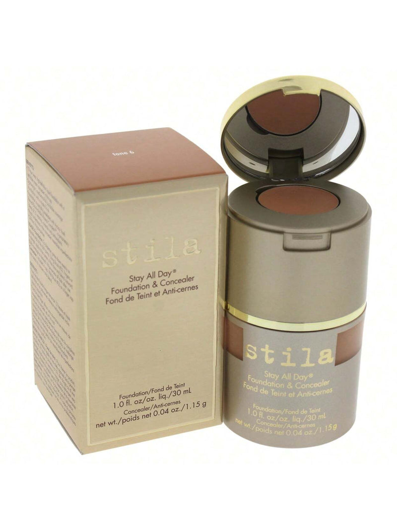Stila/Stay All Day Foundation & Concealer Tone Box Color Faded 1.0 Oz